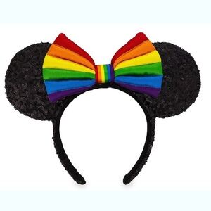 Disney Parks Mickey Minnie Mouse Pride Rainbow Ears Headband